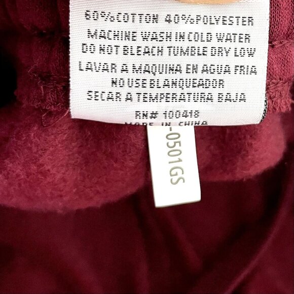 Pro Club Burgundy Sweats  joggers women's sz. XLP - Picture 6 of 12